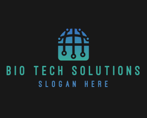 International Tech Globe logo design