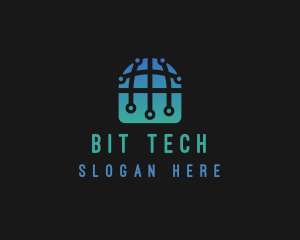 International Tech Globe logo design