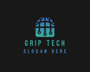 International Tech Globe logo design