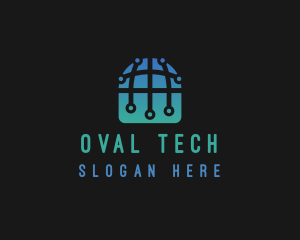 International Tech Globe logo design