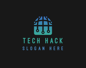 International Tech Globe logo design