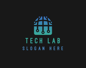 International Tech Globe logo design