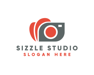 Camera Lens Studio logo design