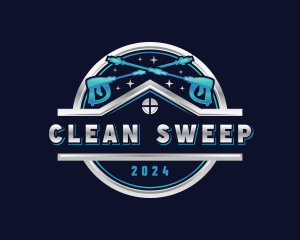 Clean Pressure Washing  logo design