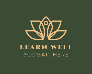 Flower Beauty Wellness logo design