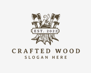 Wood Axe Carpentry logo