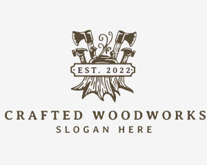 Wood Axe Carpentry logo