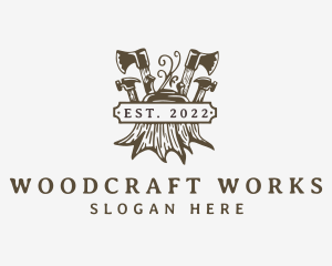 Wood Axe Carpentry logo