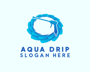 Aqua Water Cleaner logo design