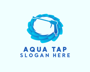 Aqua Water Cleaner logo design