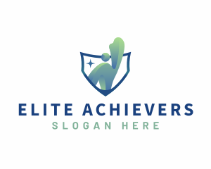 Leader Achiever Coach logo design