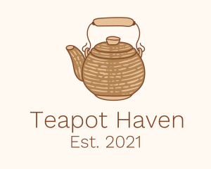 Cute Kettle Teapot logo