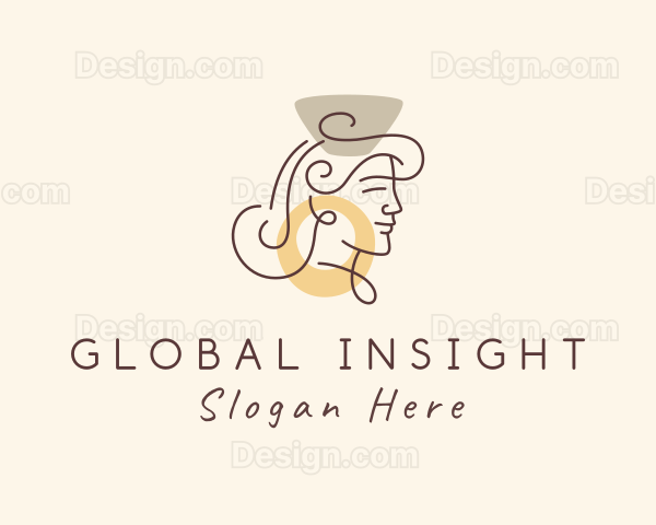 Woman Fashion Stylist Logo