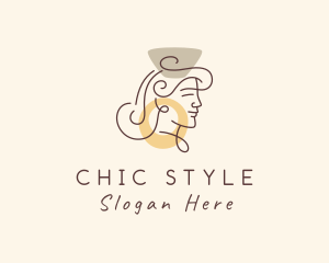 Woman Fashion Stylist logo