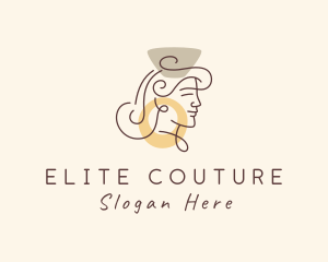 Woman Fashion Stylist logo design