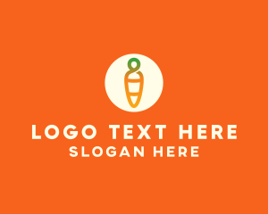 Modern Fresh Carrot logo