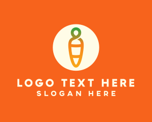 Modern Fresh Carrot logo