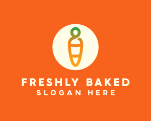 Modern Fresh Carrot logo design