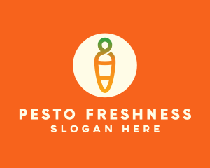 Modern Fresh Carrot logo design