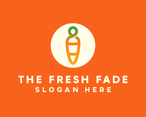 Modern Fresh Carrot logo design