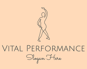 Monoline Ballet Performer logo