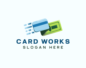 Card Dollar Currency logo design