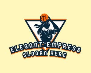 Female Basketball Athlete logo