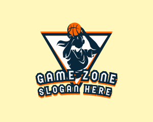 Female Basketball Athlete logo