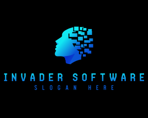 Tech AI Software logo design