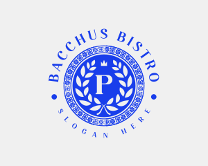 Greek Rho Crown logo