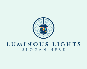 Elegant Street Light Ornament logo design