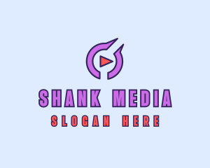 Video Media Player logo design