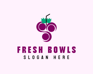 Grape Fruit Juice  logo design