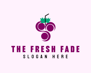 Grape Fruit Juice  logo design