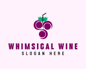 Grape Fruit Juice  logo design