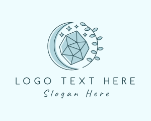 Elegant Cosmic Gemstone logo