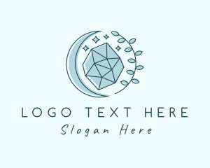 Elegant Cosmic Gemstone Logo