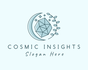 Elegant Cosmic Gemstone logo design