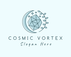 Elegant Cosmic Gemstone logo design