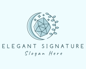 Elegant Cosmic Gemstone logo design