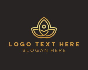 Luxury Floral Yoga  logo