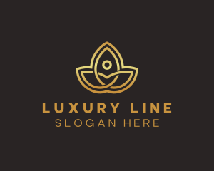 Luxury Floral Yoga  logo design