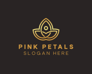 Wellness Floral Yoga  logo design