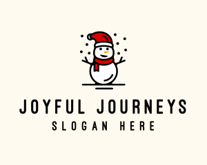 Christmas Snowman Holiday  logo