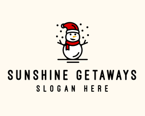 Christmas Snowman Holiday  logo