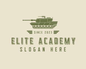 Military War Tank logo