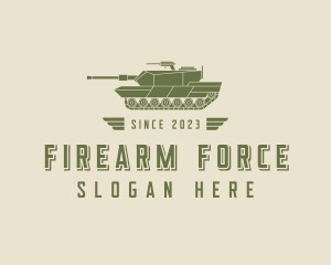 Military War Tank logo design