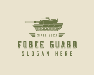 Military War Tank logo design