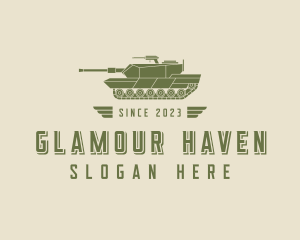 Military War Tank logo