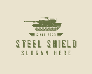 Military War Tank logo design